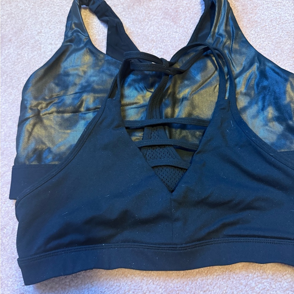 Elegant Black Strappy Women's Bra